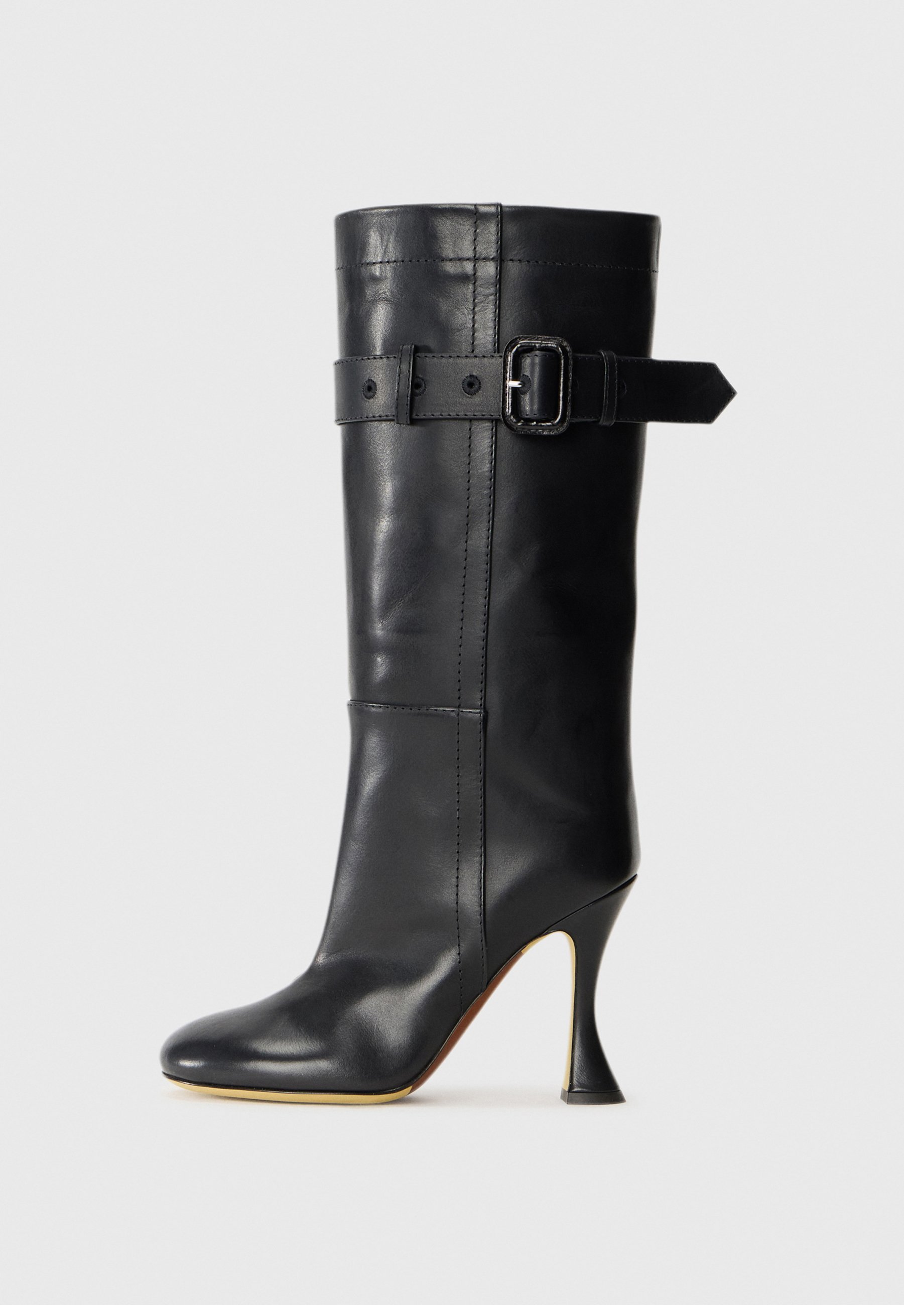 MOSCHINO Botki na wysokim obcasie - nero