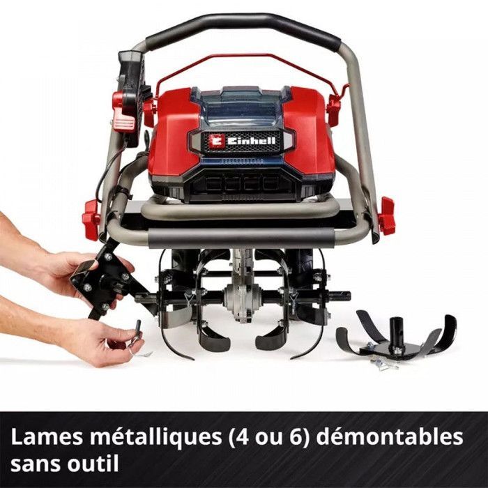 Motonieve inalámbrica profesional Einhell GP-CR 36/45 Li E BL-Solo PXC (36V). Se entrega sin batería ni cargador.
