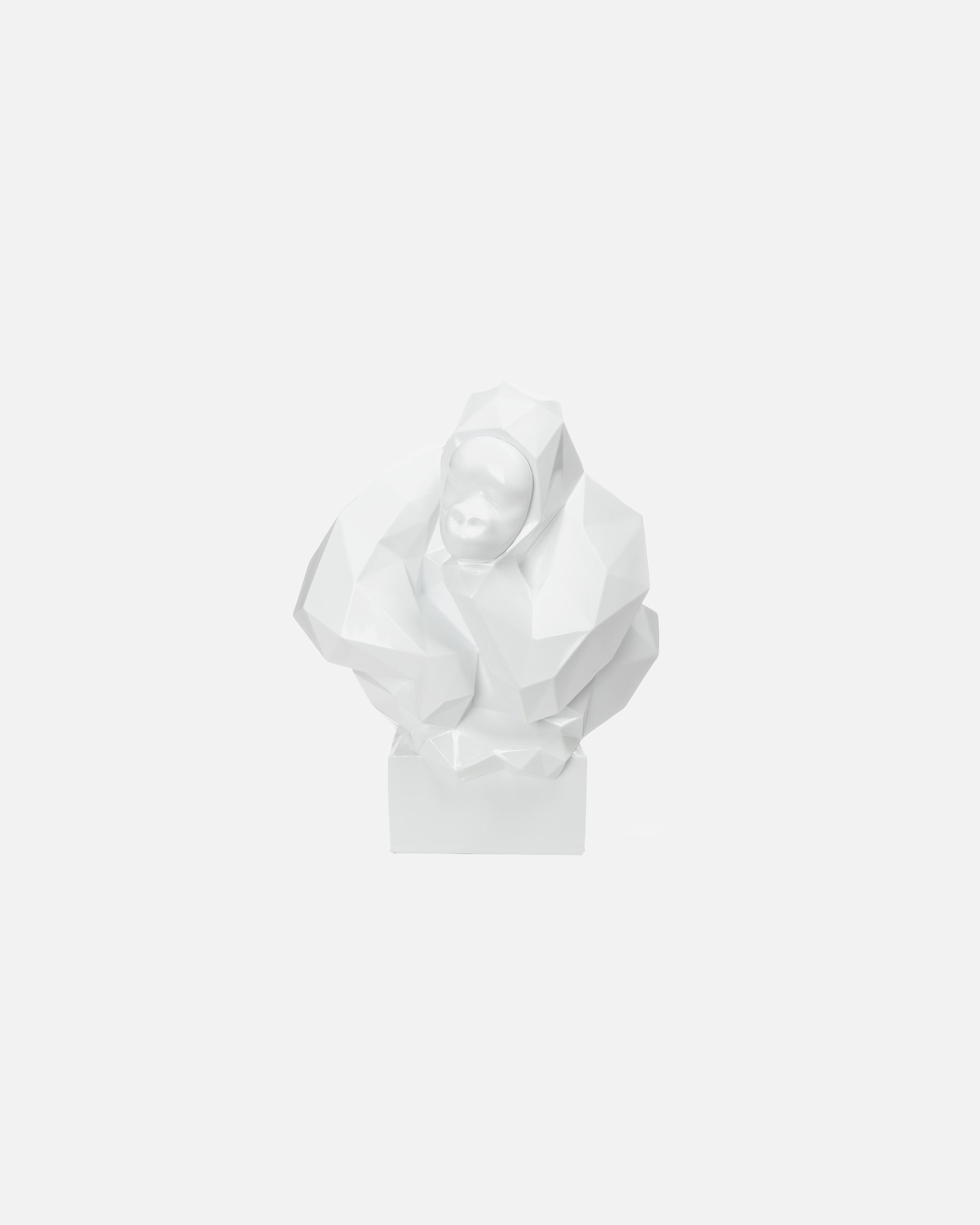 Gallazzo Scultura decorativa Uomo con pelle scura - Bianco