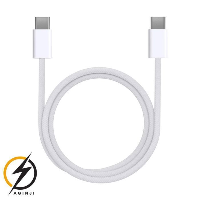 Caricabatterie rapido da 20 W + cavo da USB-C a USB-C da 1 m per iPhone 15/ iPhone 16/ iPhone 17 | Aginji® Store Francia