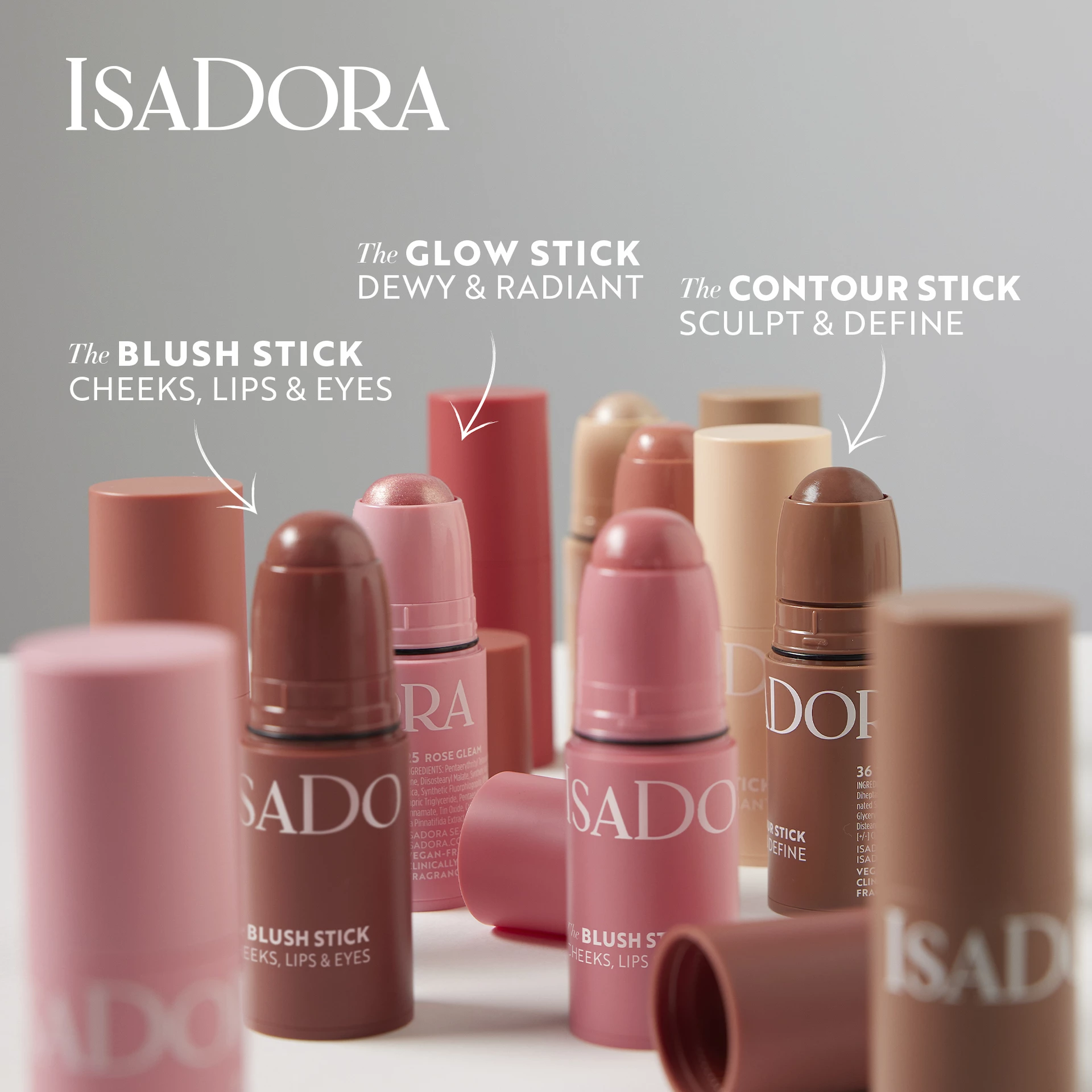 Evidențiator Glow Stick 24 Bej Strălucitor - Isadora