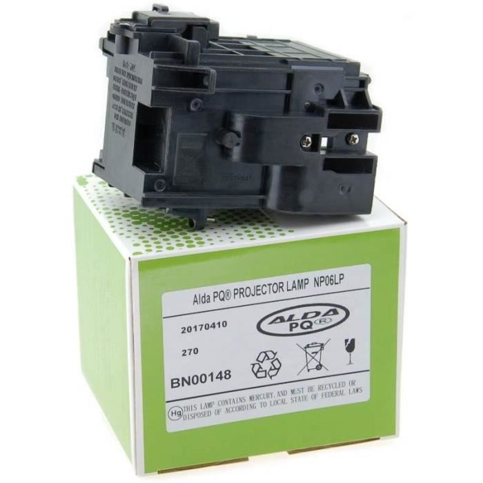 Lampe de projecteur de rechange Alda PQ NP06LP pour NEC NP1150, NP1200, NP1250, NP2150, N 206