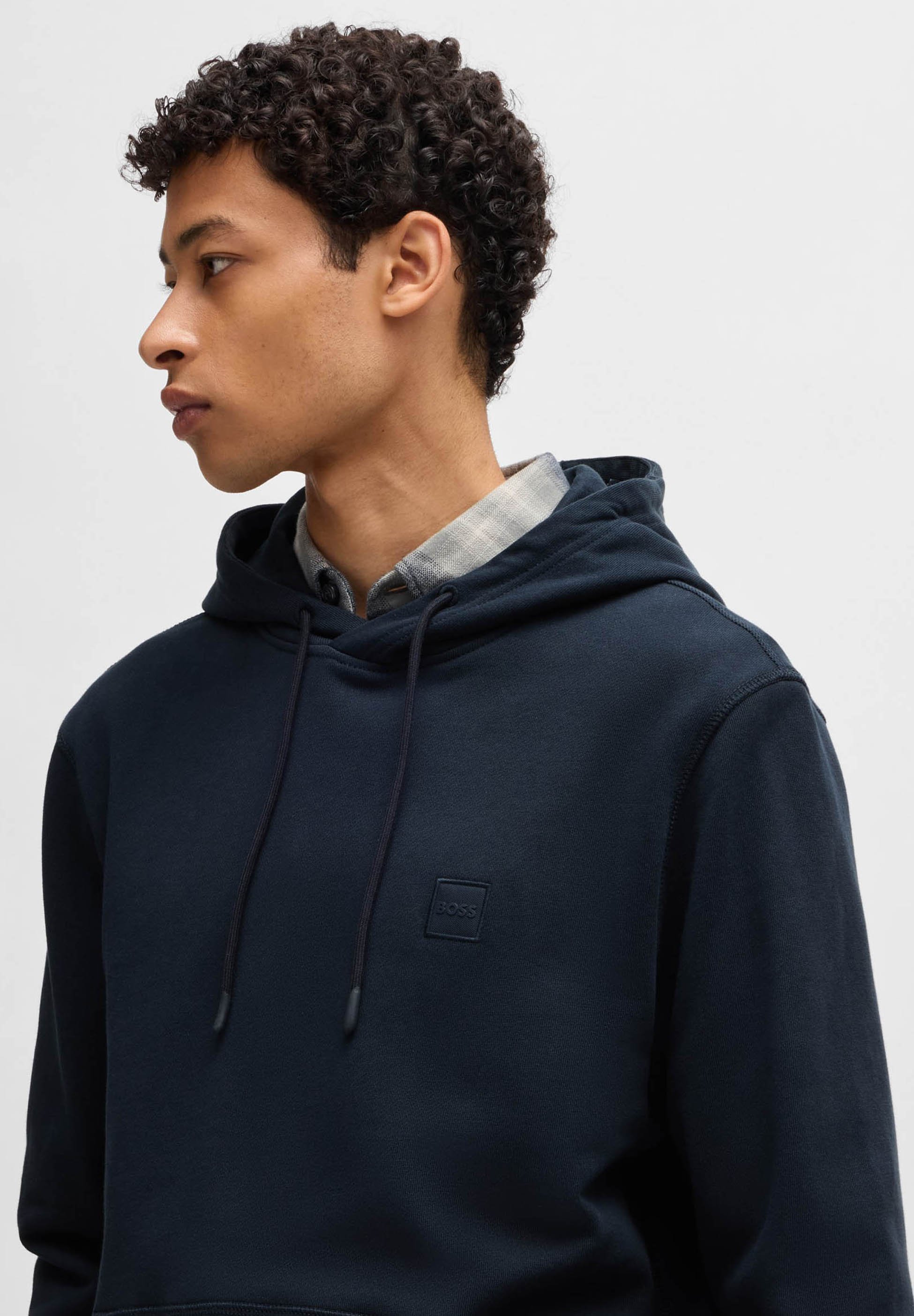 BOSS WETALK - Sweat-shirt - Marine