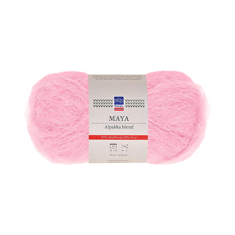 Trysil Maya alpaca sekoituslanka vaaleanpunainen
