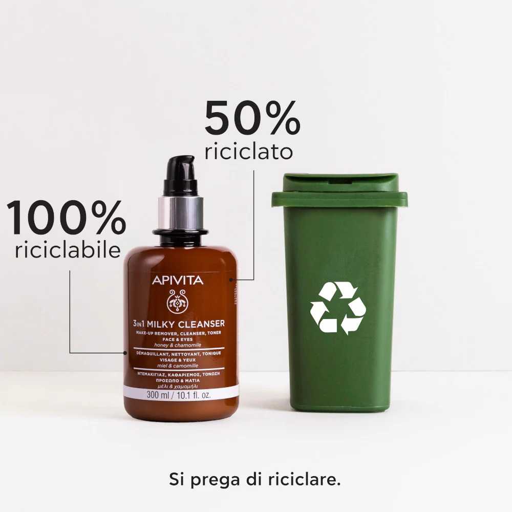 Detergenti e Struccanti Latte Detergente 3 in 1 per Viso e Occhi - Latte detergente viso