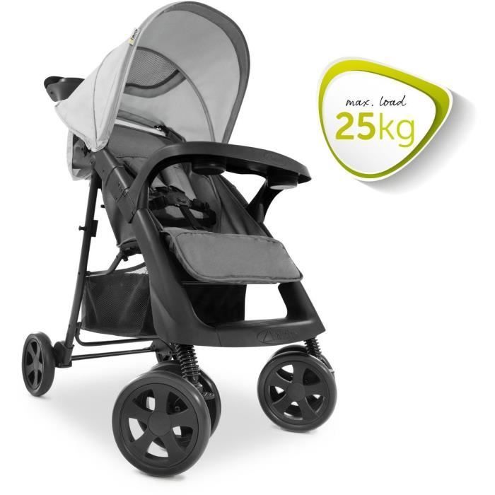 HAUCK - Compacte kinderwagen - SHOPPER NEO II - 4 wielen - Grijs