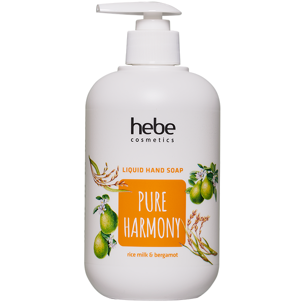 Hebe Cosmetics Pure Harmony riževo mleko in bergamotka