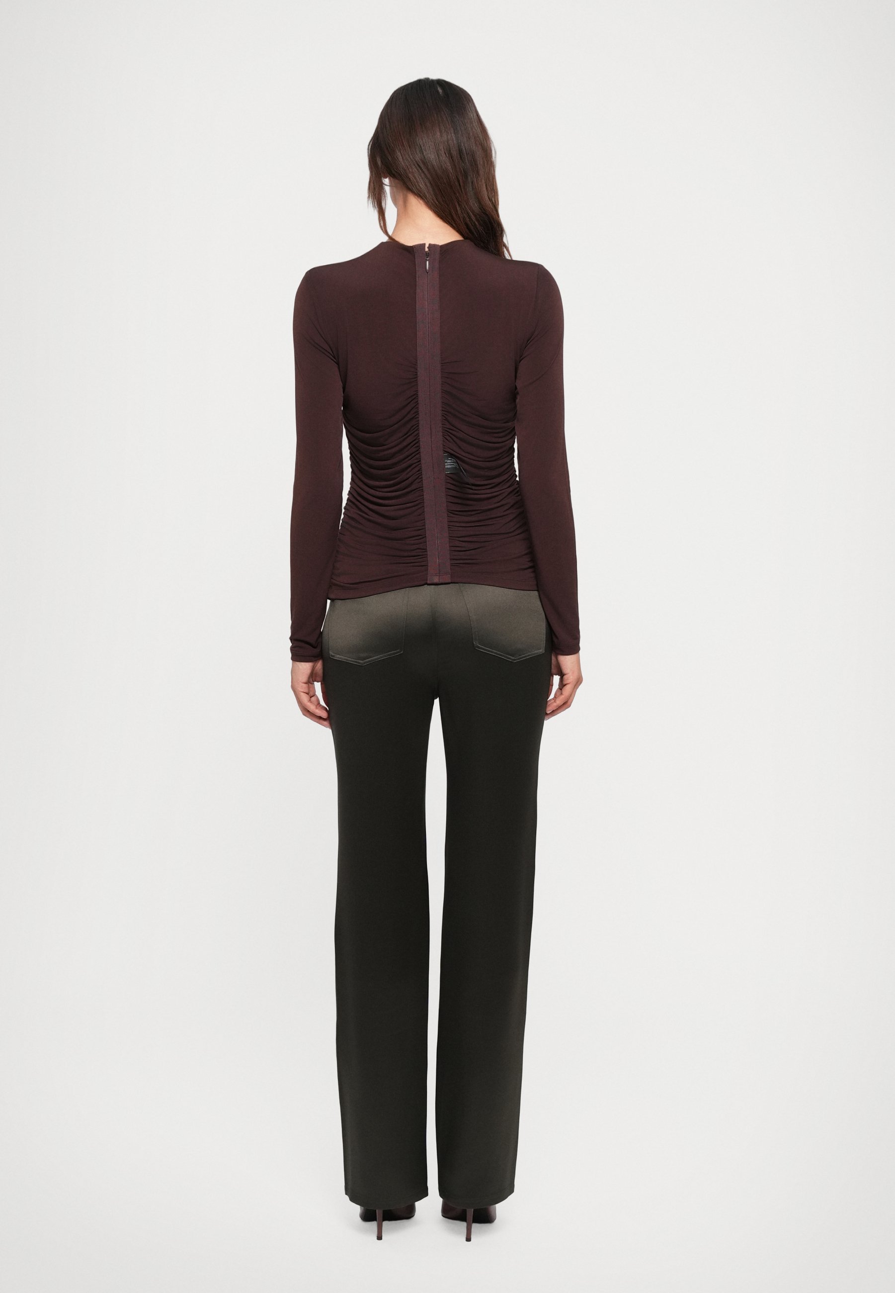 Hervé Léger THE VERONICA - Blouse - noyer