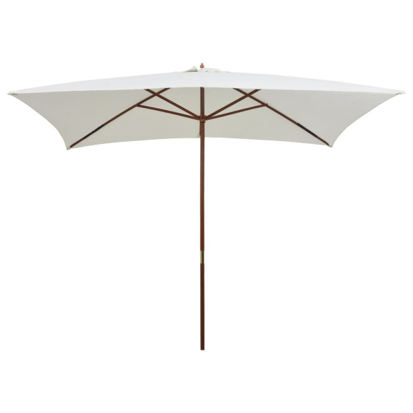 Parasol ogrodowy Biały  vidaXL
