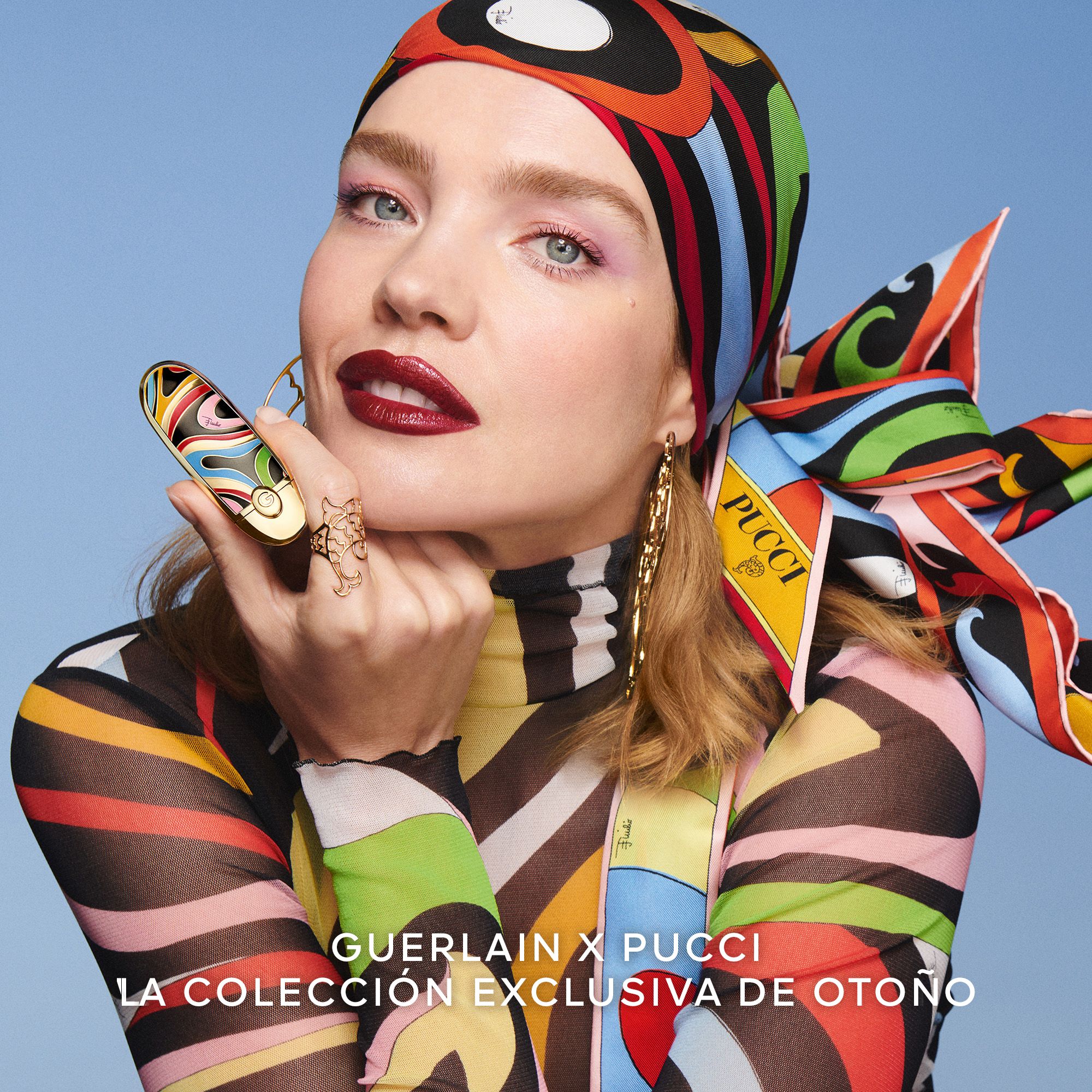 Pucci Ombres G 045 Marmo Vibe sjenila za oči u 4 nijanse Limitirano izdanje Luksuzna sjenila za oči