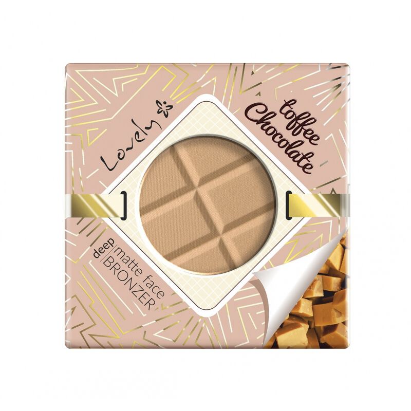 Poudre bronzante pour le visage Lovely Toffee Chocolate Deep Matte