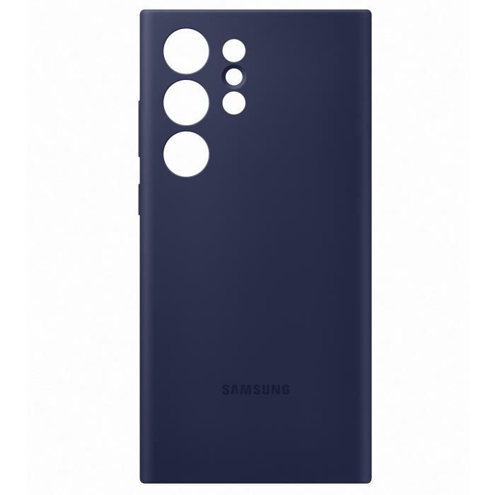 Samsung S23 Ultra siliconen hoesje in marineblauw