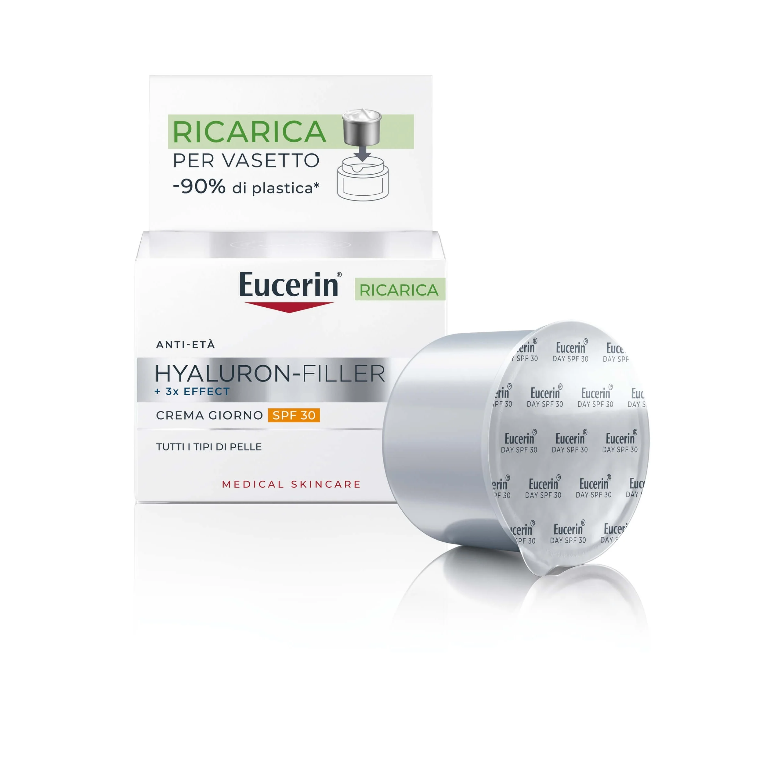 Hyaluron-Filler Hyaluron-Filler Giorno SPF 30 - Crema viso giorno antirughe, Crema viso giorno idratante, Trattamento Rigenerante