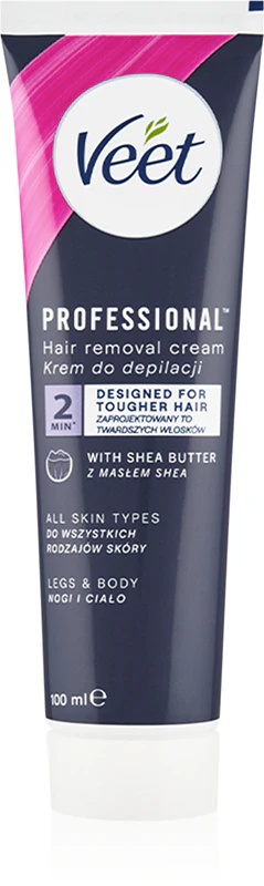 Veet Professional krema za odstranjevanje dlak za vse tipe kože