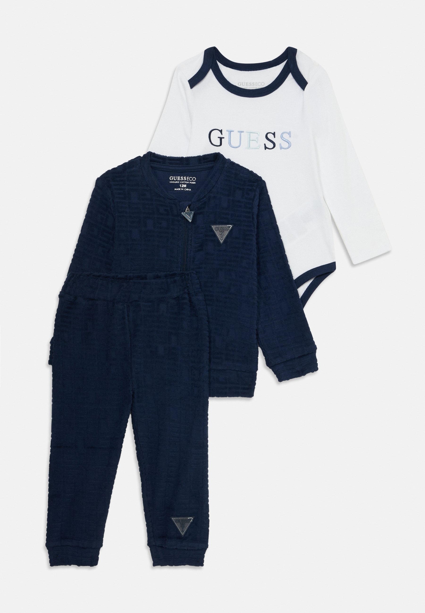 Guess BABY SET UNISEX - Dres - secret blue