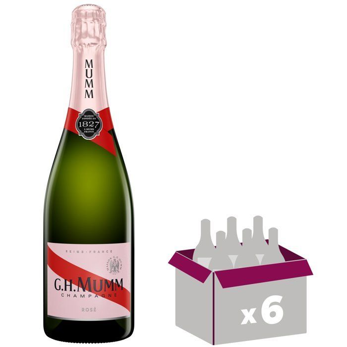Champagne Mumm Rosé - 75 cl x 6