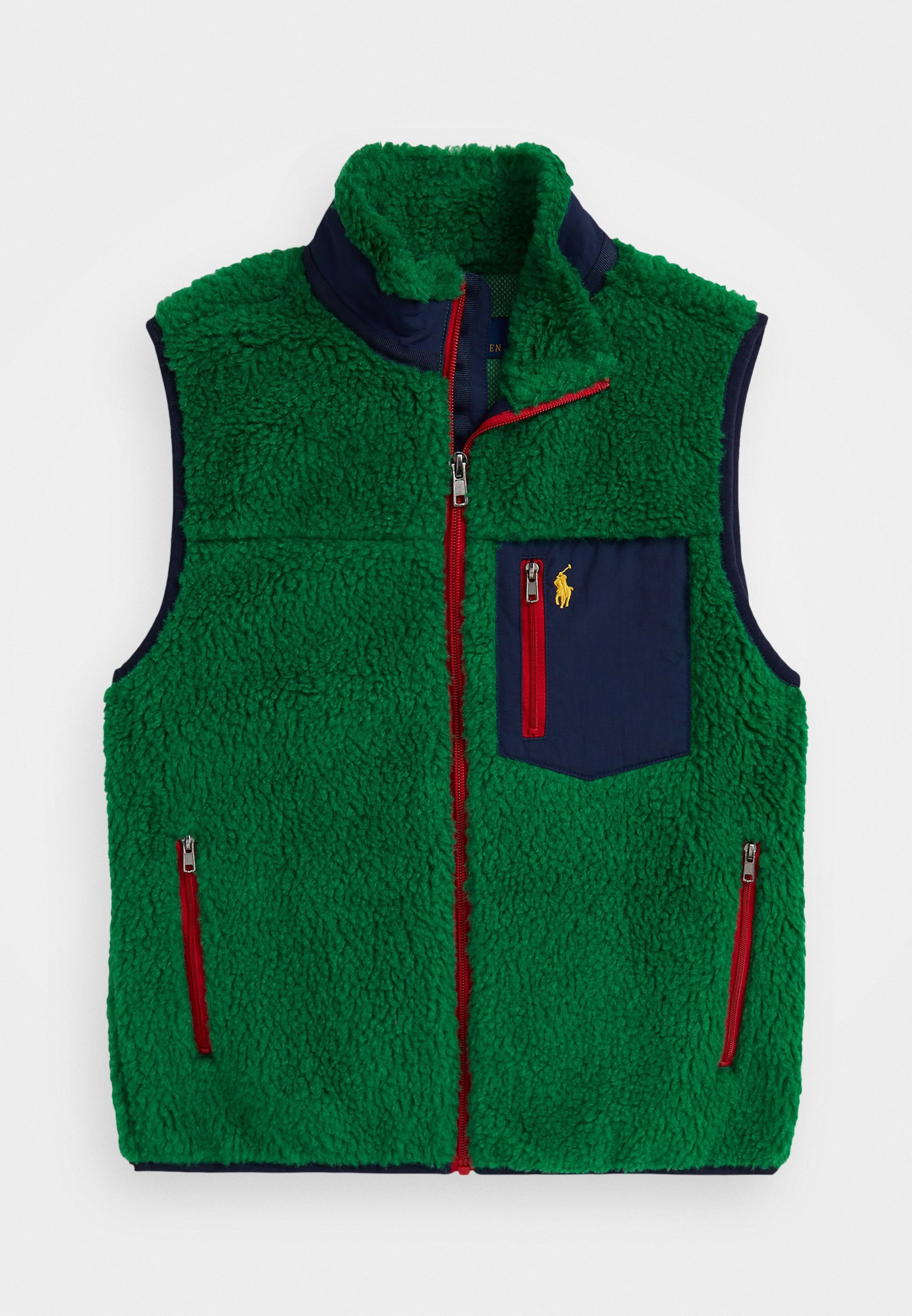 Colete Polo Ralph Lauren Teddy Fleece - Verde esportivo