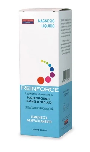 REINFORCE Farmaderbe Reinforce vloeibaar magnesiumsupplement 200 ml