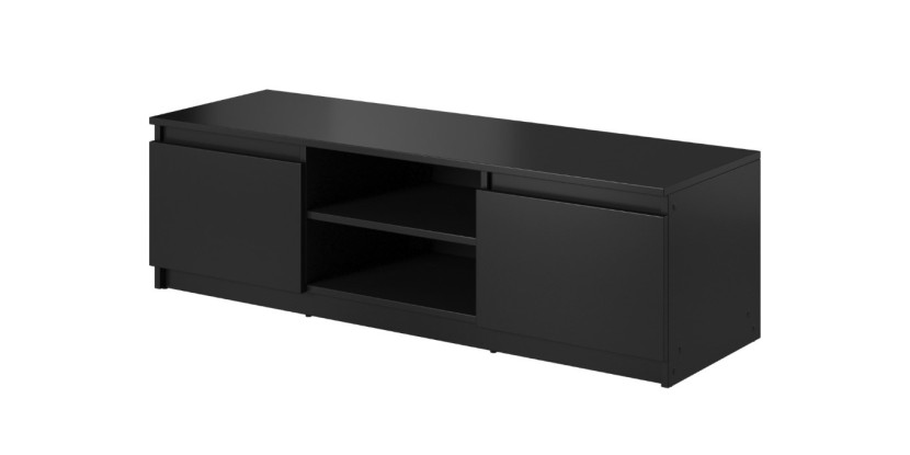 Szafka RTV DIDI 120 w kolorze czarny grafit