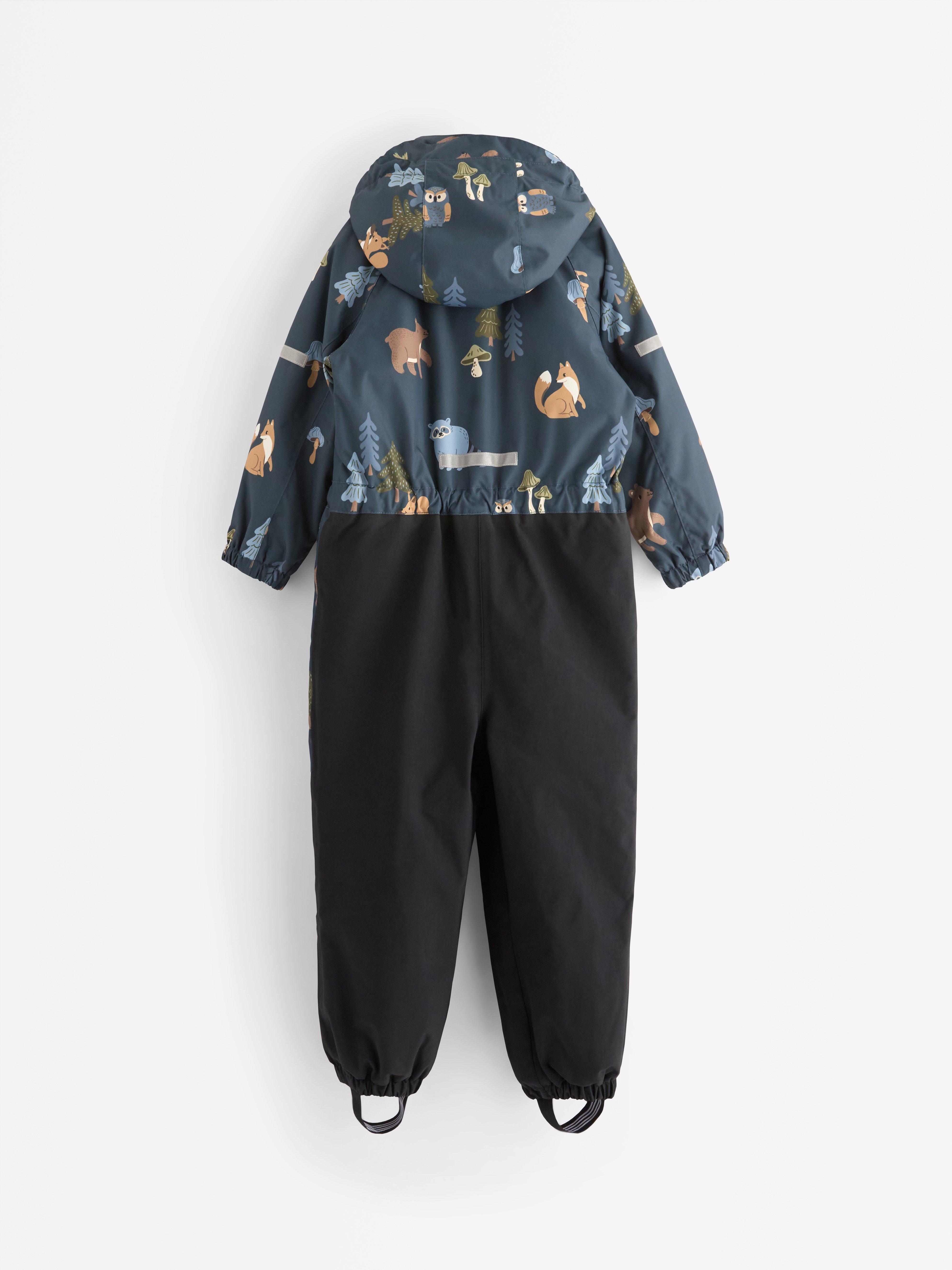Vadderad vattentät overall Dark Blue