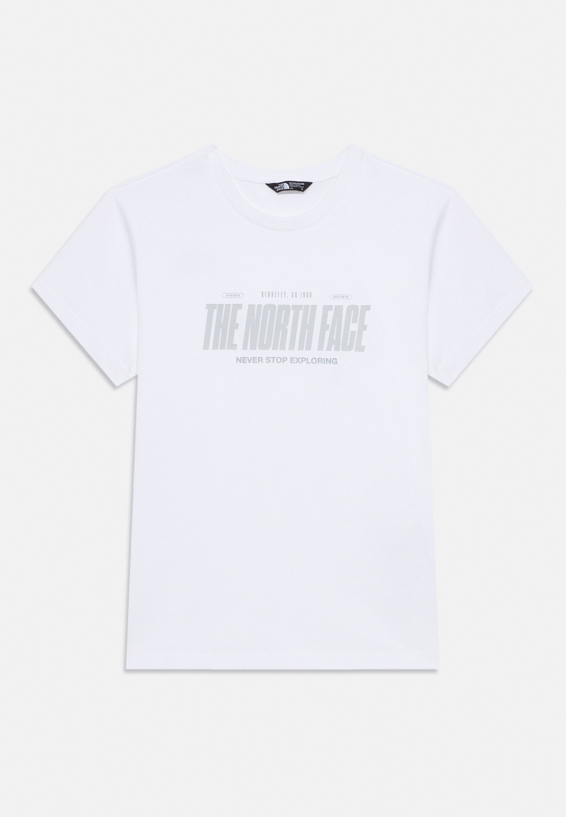 The North Face Reflecterend Logo T-shirt - Bedrukt T-shirt - wit
