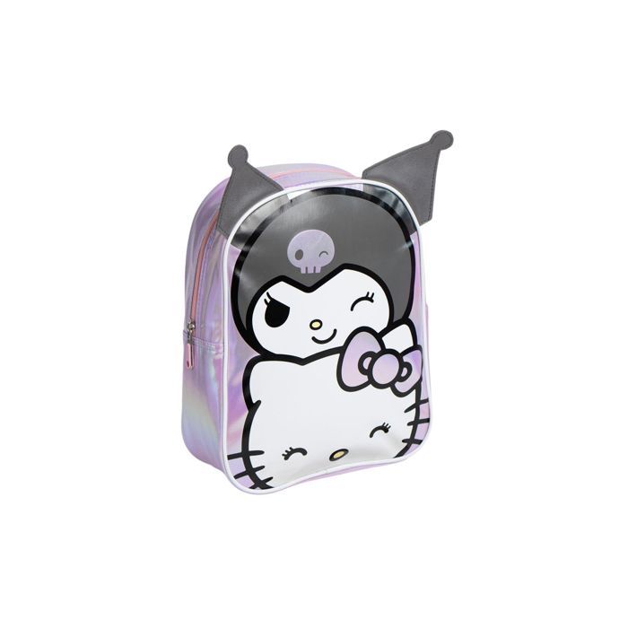 Children's Backpack - SANRIO - Hello Kitty Kuromi - Purple - Lightweight and durable - Comfortable shoulder straps