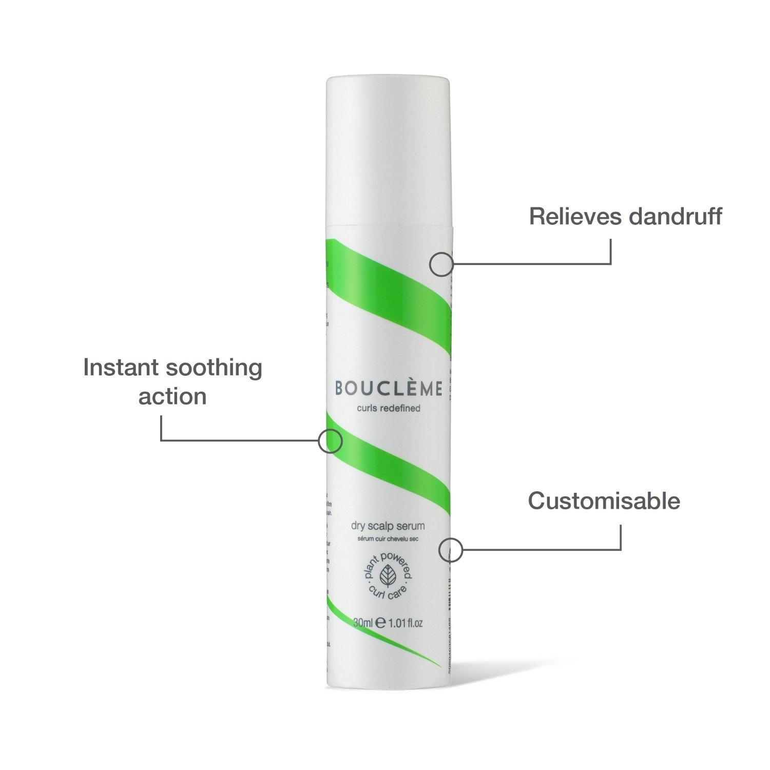 „Bouclème“ galvos odos priežiūros serumas sausai galvos odai – 30 ml