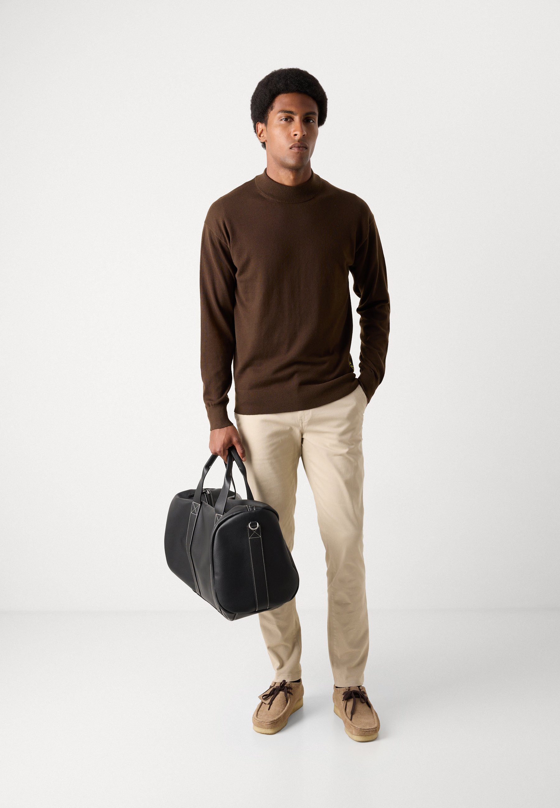 SEASONAL CORE DROPPED SHOULDER MOCK NECK - Genser - demitasseScotch & Soda