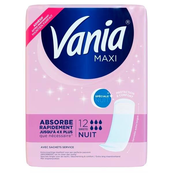 Vania Maxi Comfort noćni higijenski ulošci 12 komada