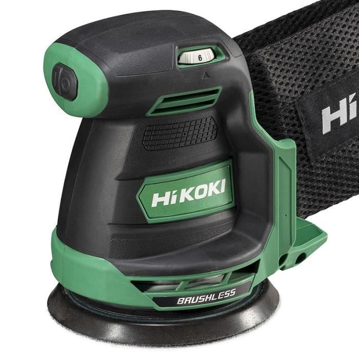 Lixadeira orbital - HIKOKI - SV1813DAW2Z - 18V - 125mm - Motor sem escovas