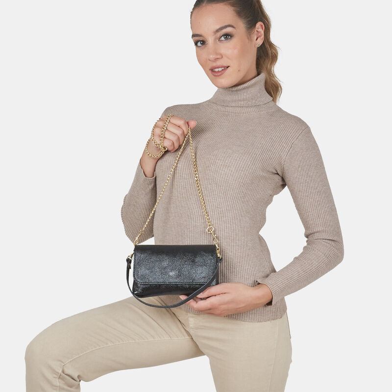 Mini borsa da donna in pelle