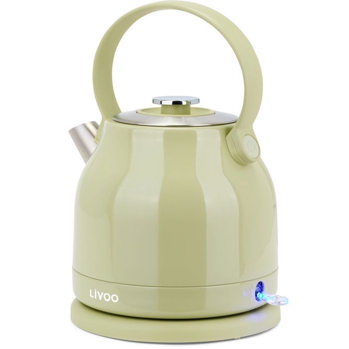 Bouilloire rétro - LIVOO - DOD202M - 2200 W - 1,5 L - Socle 360° - Matcha