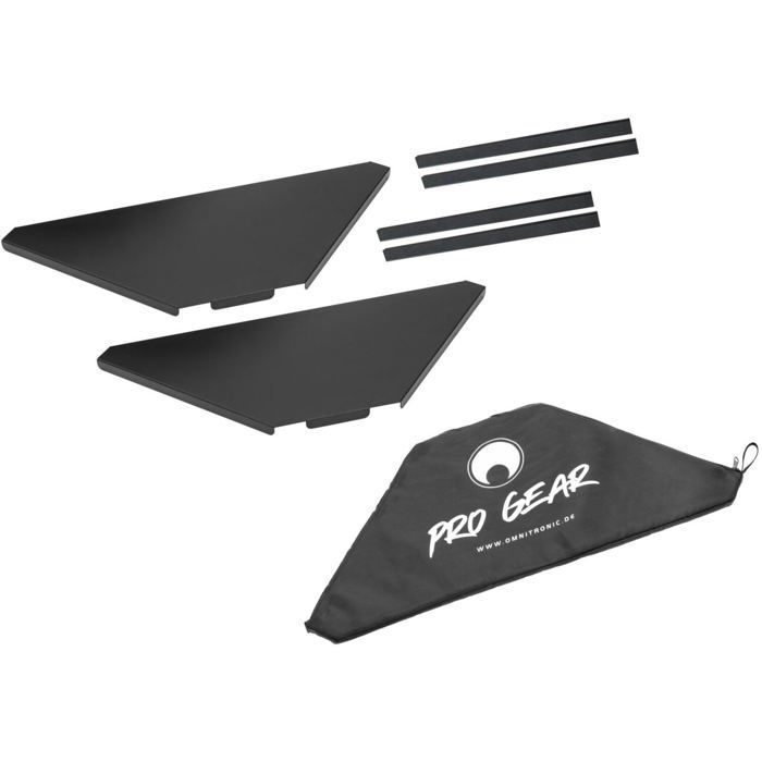 Omnitronic Corner Plates for Mobile DJ Stand (cover included)