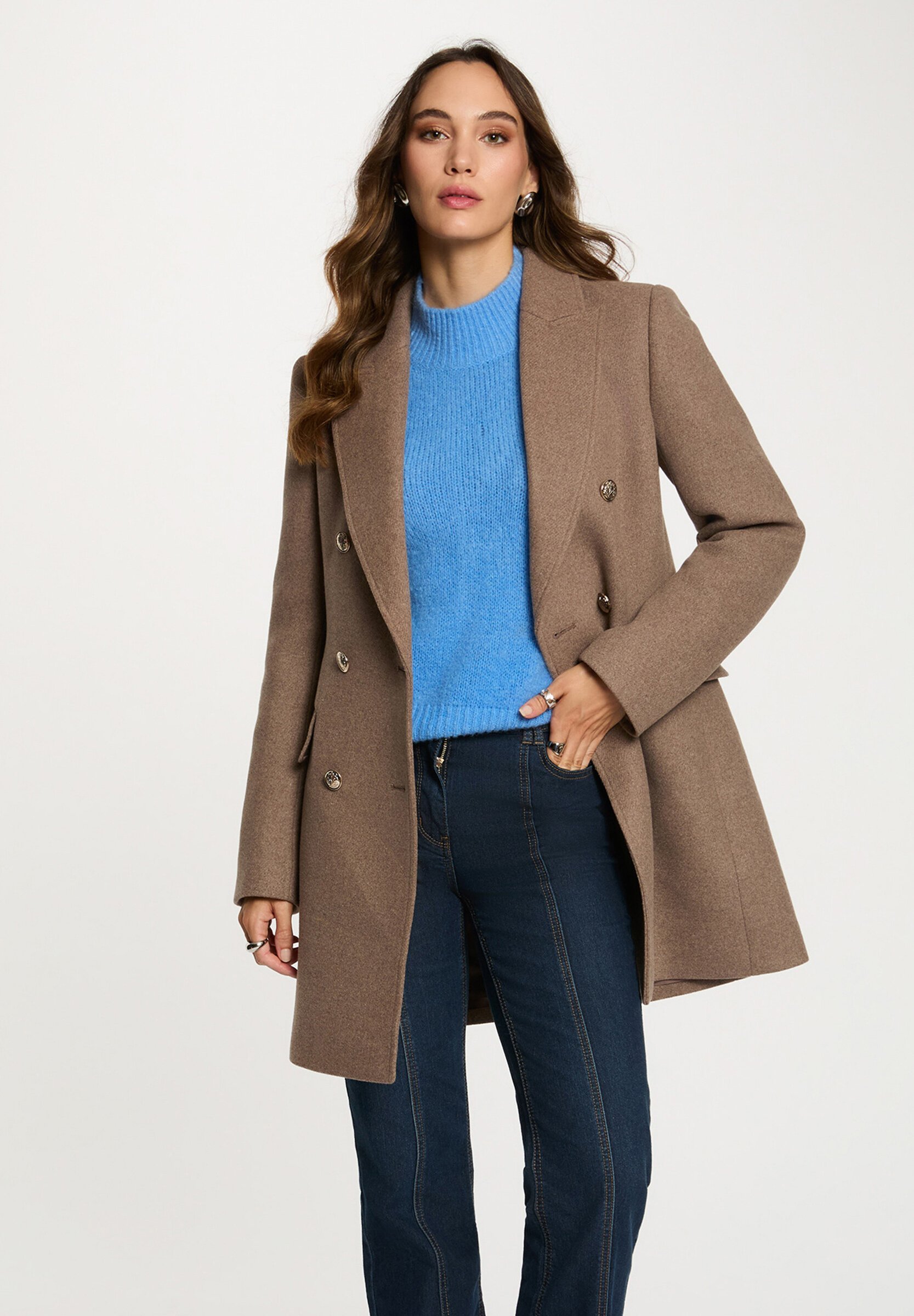 Morgan GCHA - Klassieke jas - taupe