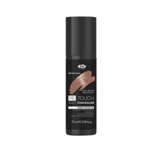 Lisap Milano Retouch Root Concealer spray koloryzujący Dark Blonde 75ml