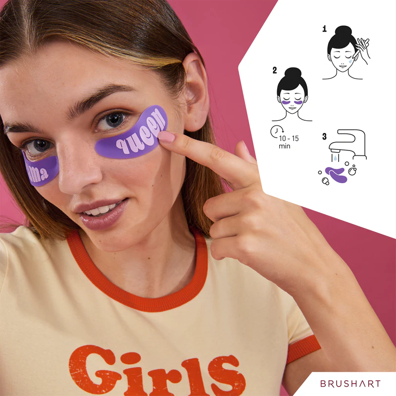 Acessórios BrushArt: máscaras reutilizáveis para os olhos