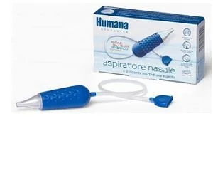 Aspirador nasal Humana + 2 refis descartáveis, adequado para limpeza do nariz.