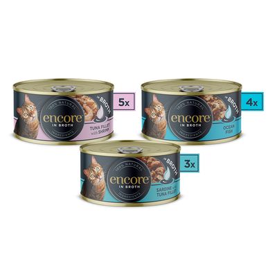 Encore Katzen-Dose in Brühe 12 x 70 g