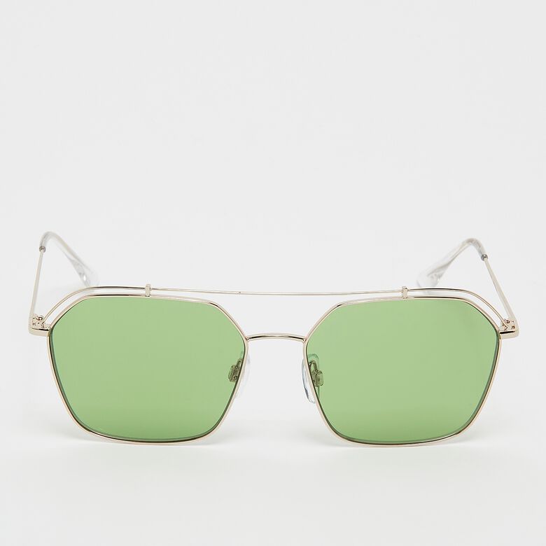 Lunettes de sol carrées - doré, amarillo