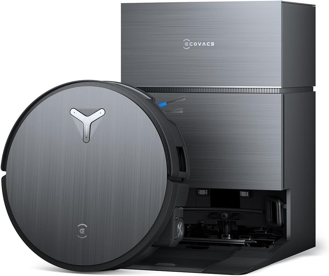 ECOVACS X11 PRO OMNI - Robot aspirador y fregador con función de chorro - 19500 Pa - Potencia ultrarrápida PowerBoost - Rodillo OZMO 2.0 - ZeroTangle 3.0
