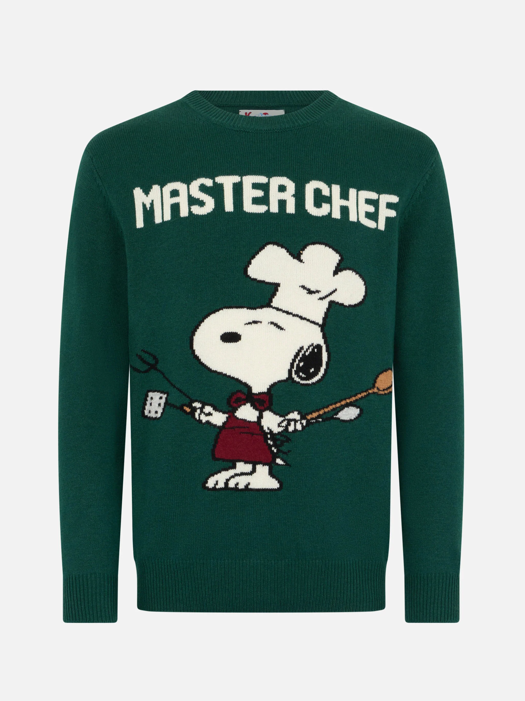 Maglione da uomo verde Heron con Snoopy chef | SNOOPY PEANUTS SPECIAL