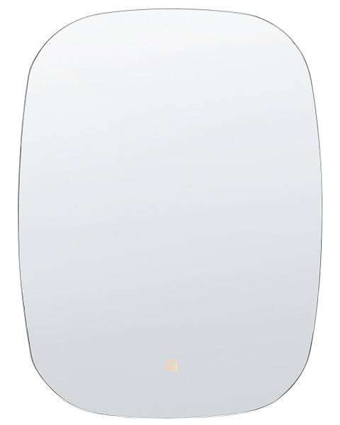 Lustro wiszące ścienne LED owalne ø 78 cm
