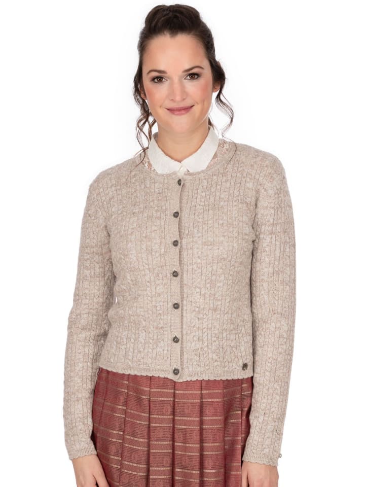 Spieth & Wensky Strickjacke DELO in natur günstig kaufen
