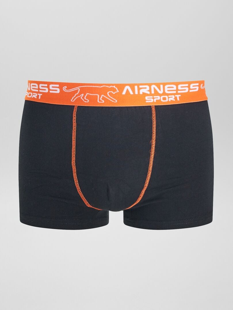 Set de 3 boxeri „Airness” cu curea - NEGRU