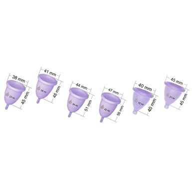 Menstruační kalíšek Me Luna Shorty Classic Ball Violet L 1 ks 1 ks