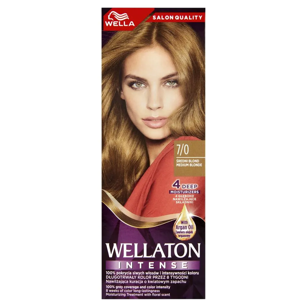Wellaton Farba do włosów 7/0 Średni Blond