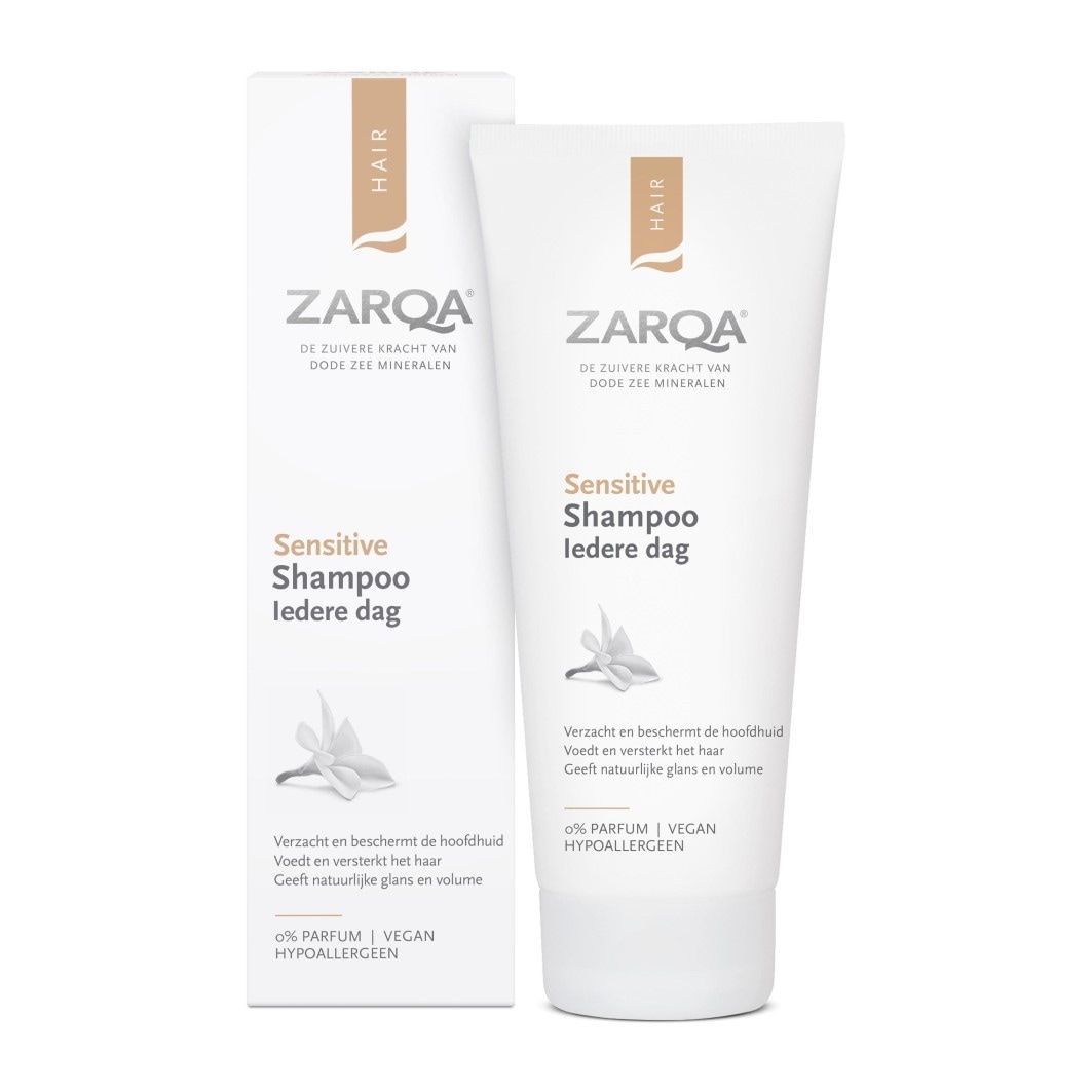 ZARQA Shampoo voor gevoelig haar, voor dagelijks gebruik – 200 ml
