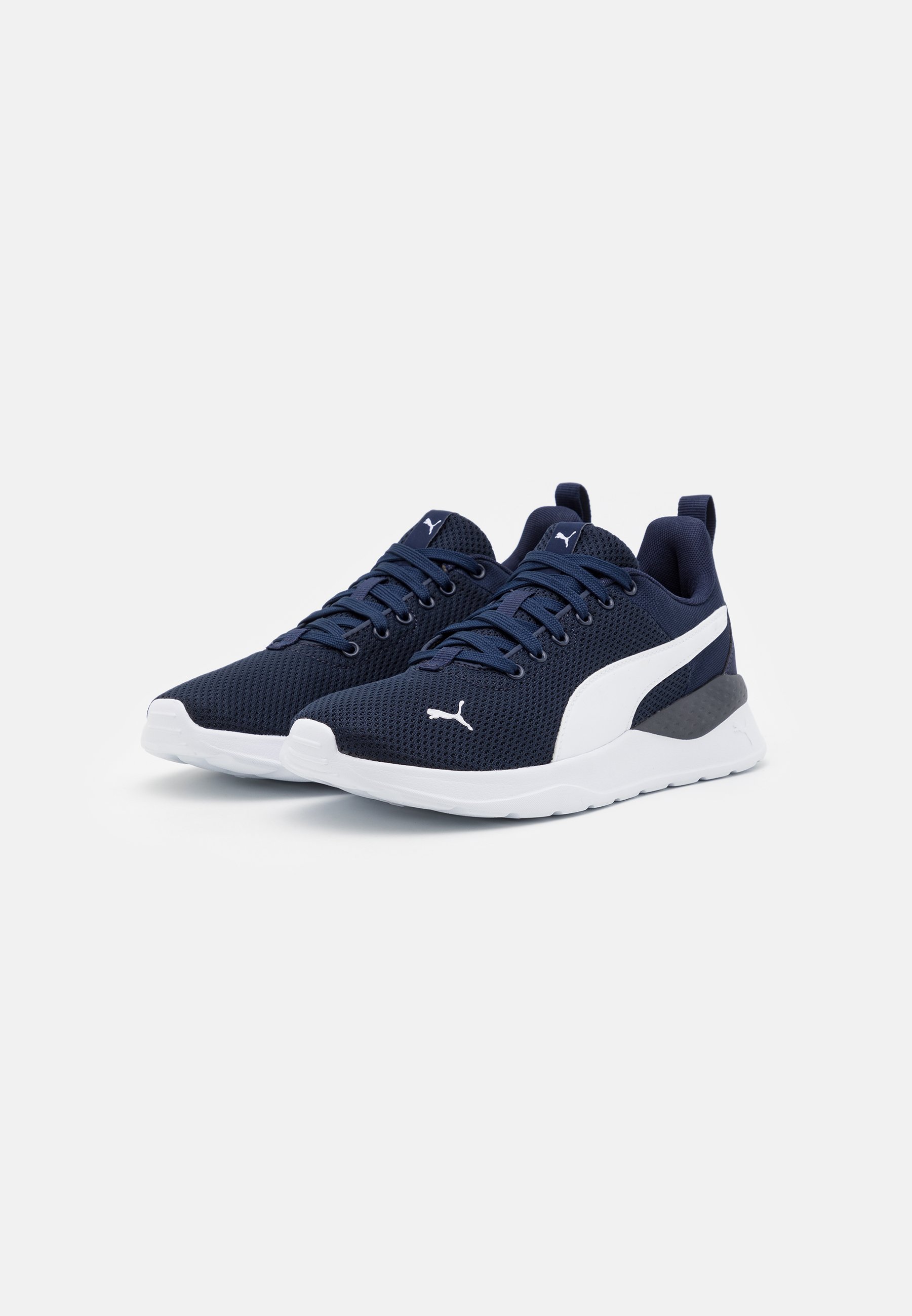 Puma ANZARUN LITE - Chaussures de running sur route - bleu marine/blanc