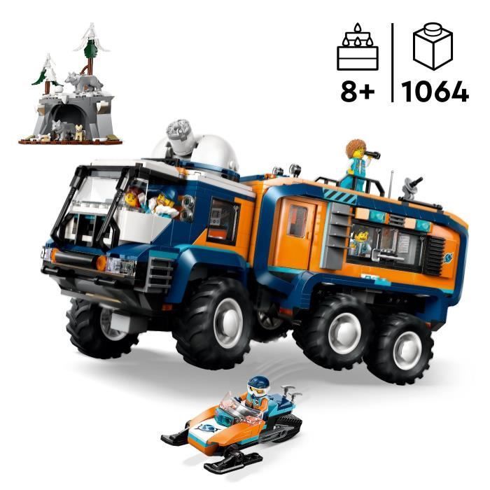 LEGO City 60471 Le Camion Scientifique des Explorateurs en Arctique - Jeu Garçon dès 8 ans