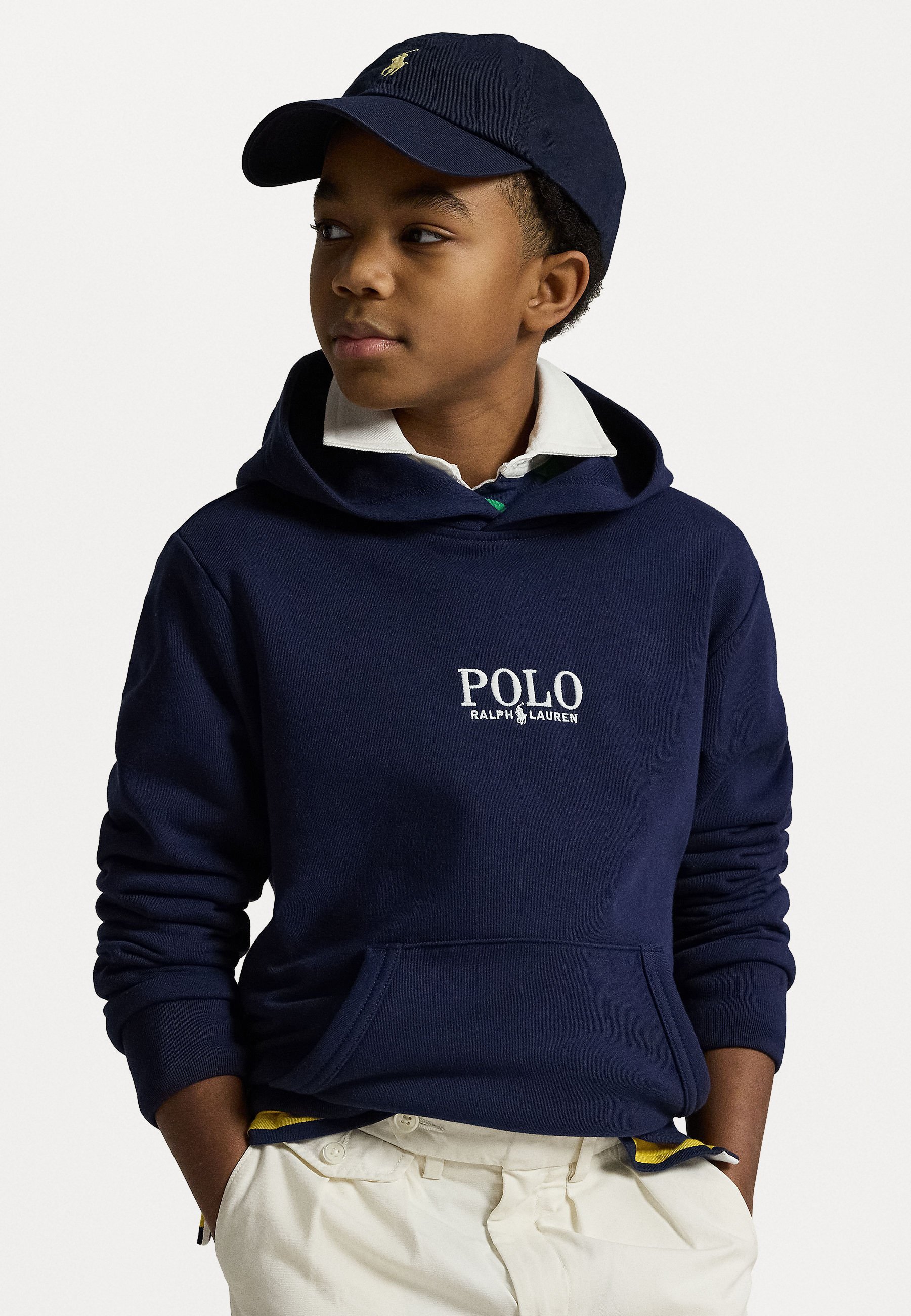Polo Ralph Lauren LOGO FRENCH TERRY HOODIE - Hoodie - raffiniertes Marineblau